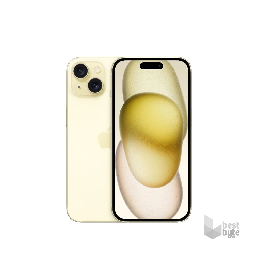 Apple iPhone 15 6/256GB kártyafüggetlen okostelefon - sárga (iOS)
