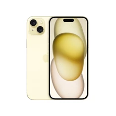 Apple iPhone 15 Plus 6/256GB kártyafüggetlen okostelefon - sárga (iOS)