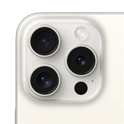 Apple iPhone 15 Pro 8/256GB kártyafüggetlen okostelefon - fehér titán