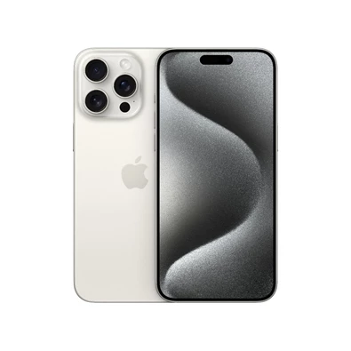 Apple iPhone 15 Pro Max 8GB/1TB kártyafüggetlen okostelefon - fehér titán