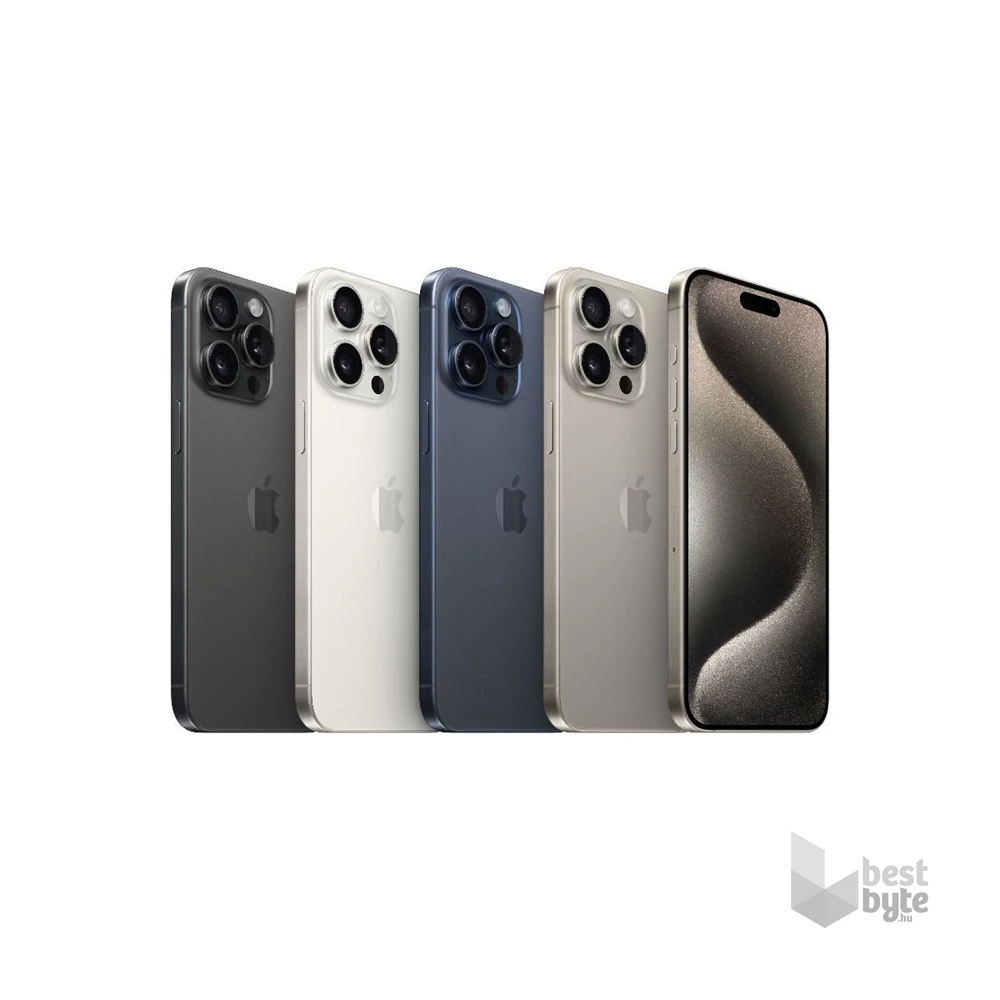 Apple iPhone 15 Pro Max 8/256GB kártyafüggetlen okostelefon - fekete titán