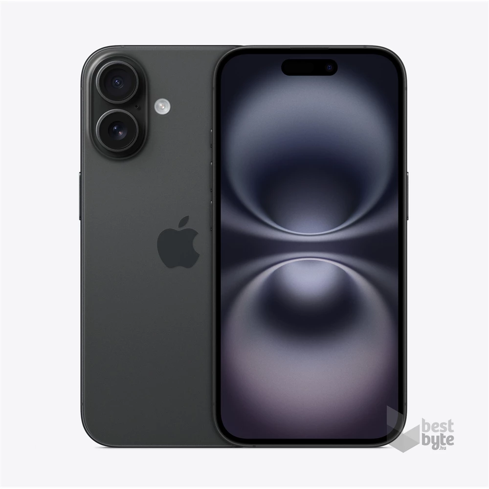 Apple iPhone 16 8/128GB kártyafüggetlen okostelefon - fekete (iOS)