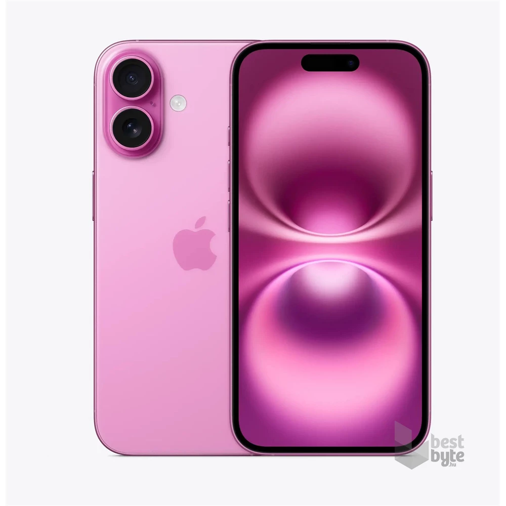 Apple iPhone 16 8/128GB kártyafüggetlen okostelefon - pink (iOS)
