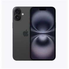 Apple iPhone 16 Plus 8/128GB kártyafüggetlen okostelefon - fekete (iOS)