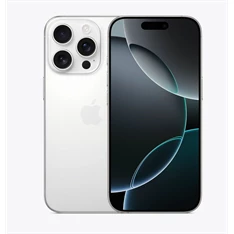 Apple iPhone 16 Pro 8/128GB kártyafüggetlen okostelefon - fehér titán (iOS)
