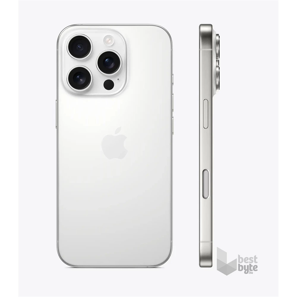 Apple iPhone 16 Pro 8/128GB kártyafüggetlen okostelefon - fehér titán (iOS)