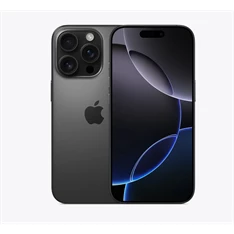Apple iPhone 16 Pro 8/128GB kártyafüggetlen okostelefon - fekete titán (iOS)