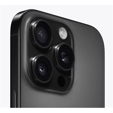 Apple iPhone 16 Pro 8/128GB kártyafüggetlen okostelefon - fekete titán (iOS)