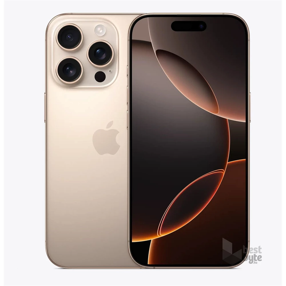 Apple iPhone 16 Pro 8/128GB kártyafüggetlen okostelefon - sivatagszínű titán (iOS)