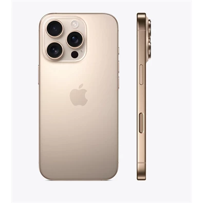 Apple iPhone 16 Pro 8/128GB kártyafüggetlen okostelefon - sivatagszínű titán (iOS)