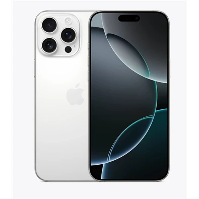 Apple iPhone 16 Pro Max 8/256GB kártyafüggetlen okostelefon - fehér titán (iOS)