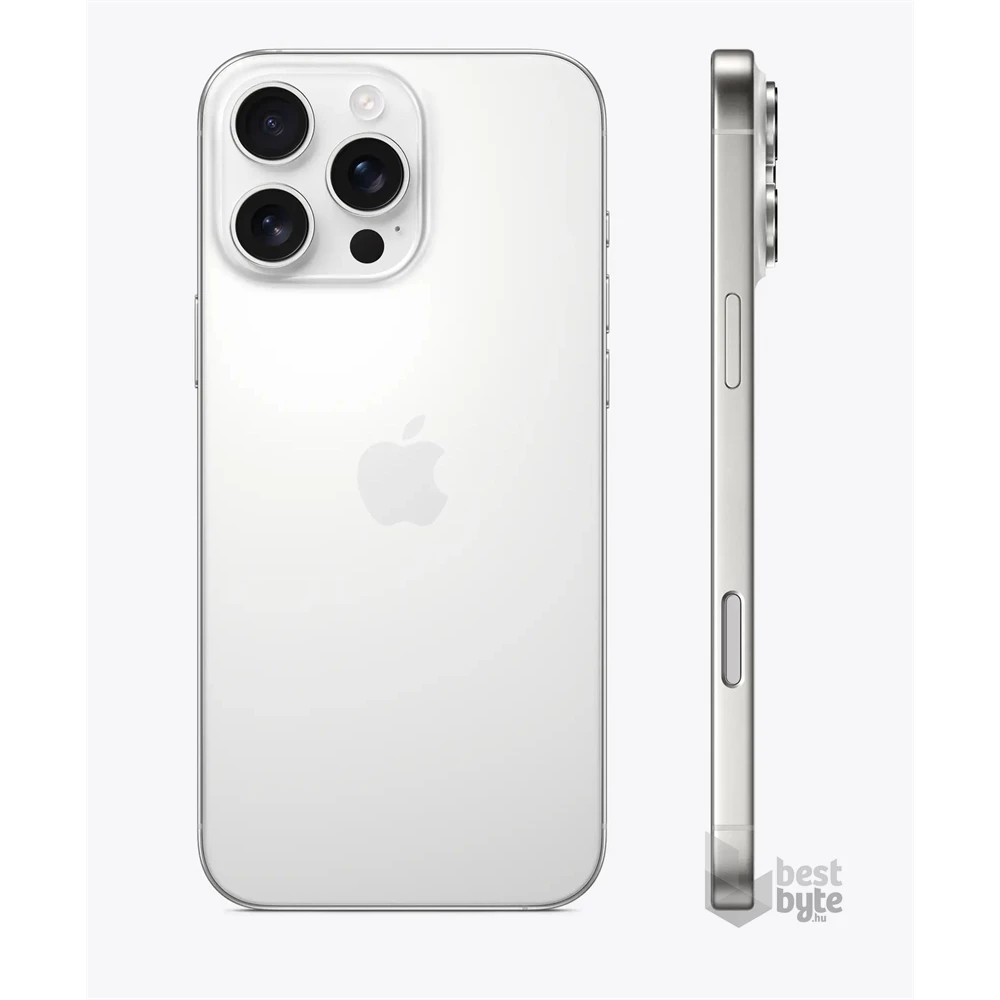 Apple iPhone 16 Pro Max 8/256GB kártyafüggetlen okostelefon - fehér titán (iOS)