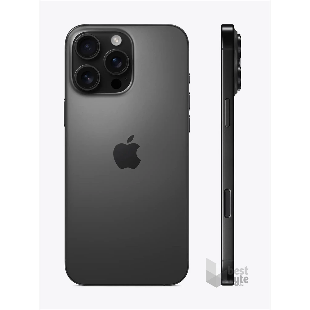 Apple iPhone 16 Pro Max 8/256GB kártyafüggetlen okostelefon - fekete titán (iOS)
