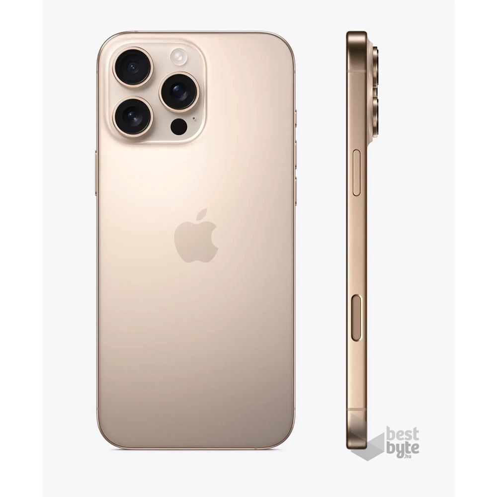 Apple iPhone 16 Pro Max 8/256GB kártyafüggetlen okostelefon - sivatagszínű titán (iOS)