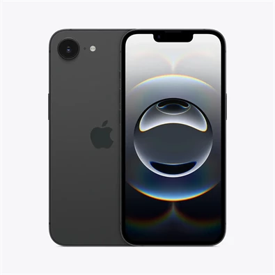Apple iPhone 16e 8/128GB DualSIM kártyafüggetlen okostelefon - fekete (iOS)