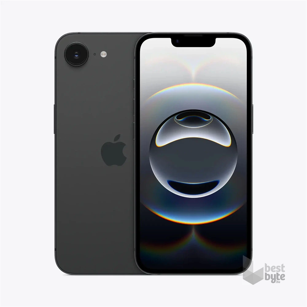 Apple iPhone 16e 8/256GB DualSIM kártyafüggetlen okostelefon - fekete (iOS)
