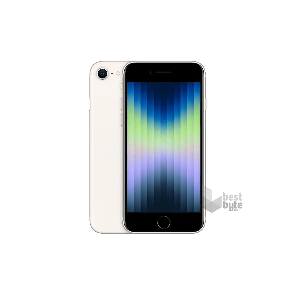 Apple iPhone SE3 4/64GB Starlight kártyafüggetlen okostelefon - fehér (iOS)