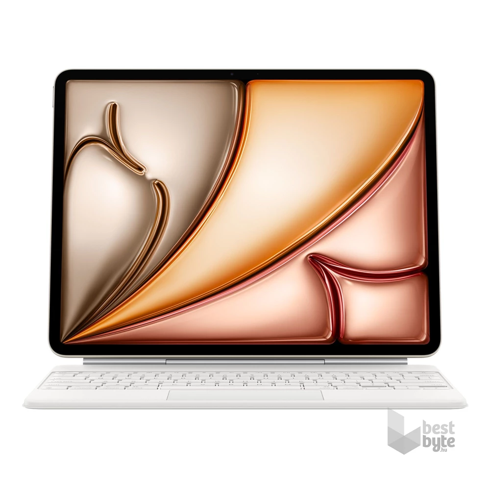 Apple mdfw4lb/a Magic Keyboard iPad Air 13" (M3) US fehér billentyűzetes tok