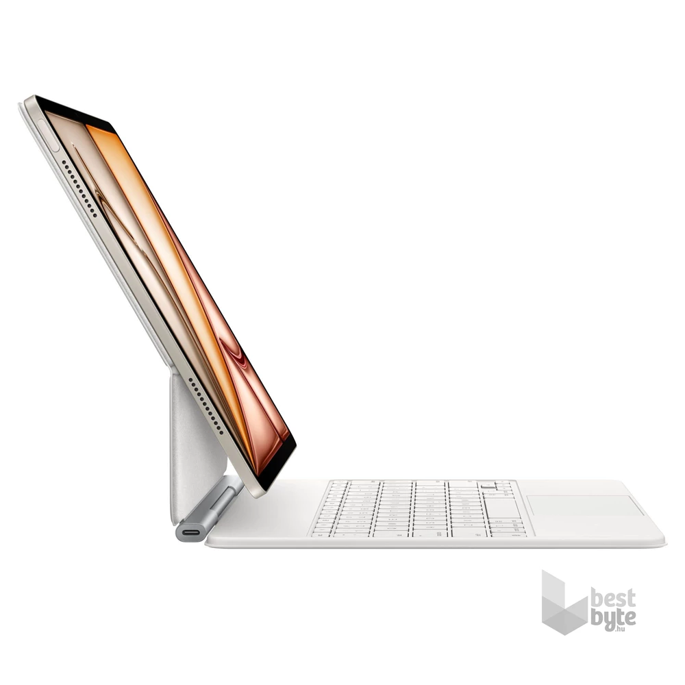Apple mdfw4lb/a Magic Keyboard iPad Air 13" (M3) US fehér billentyűzetes tok
