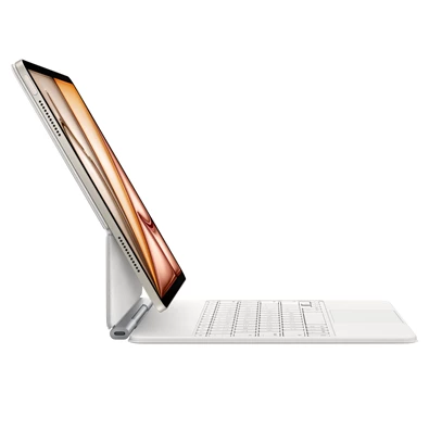 Apple mdfw4lb/a Magic Keyboard iPad Air 13" (M3) US fehér billentyűzetes tok
