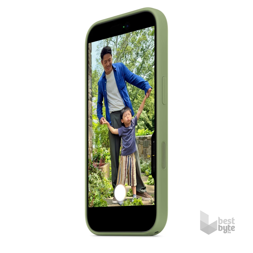 Apple mgex4zm/a iPhone 17 MagSafe világos mohazöld szilikon tok