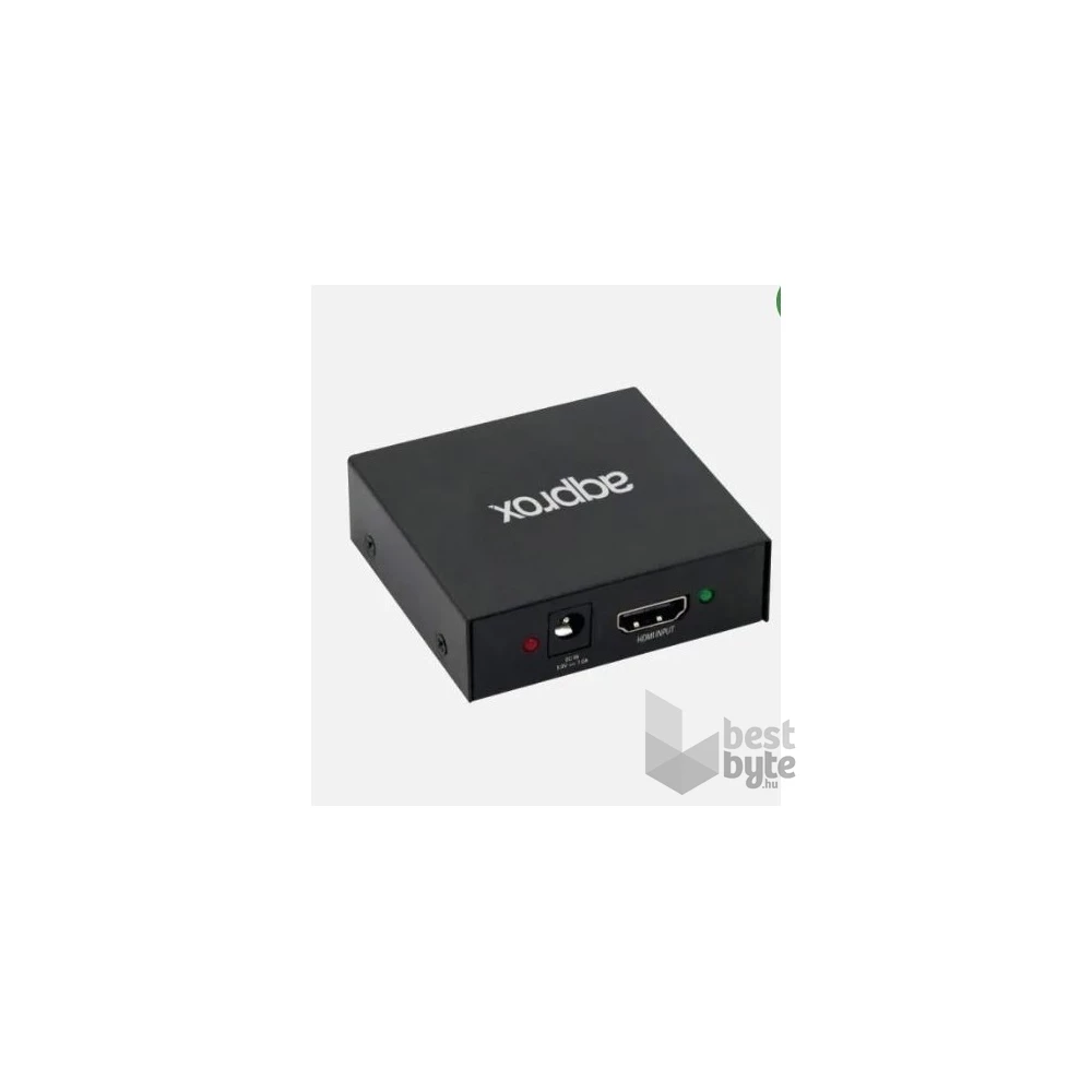 Approx APPC30V3 2 portos HDMI 1.3, 1080P, 4K felskálázás HDMI splitter