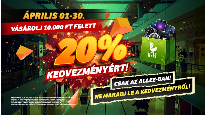 Áprilisban tényleg megéri betérni hozzánk az Allee-ba!