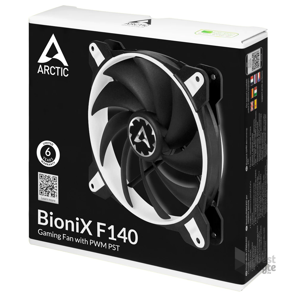 Arctic BioniX F140 140mm fekete/fehér ventilátor