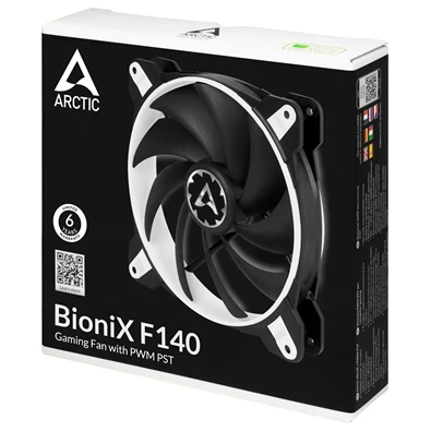 Arctic BioniX F140 140mm fekete/fehér ventilátor