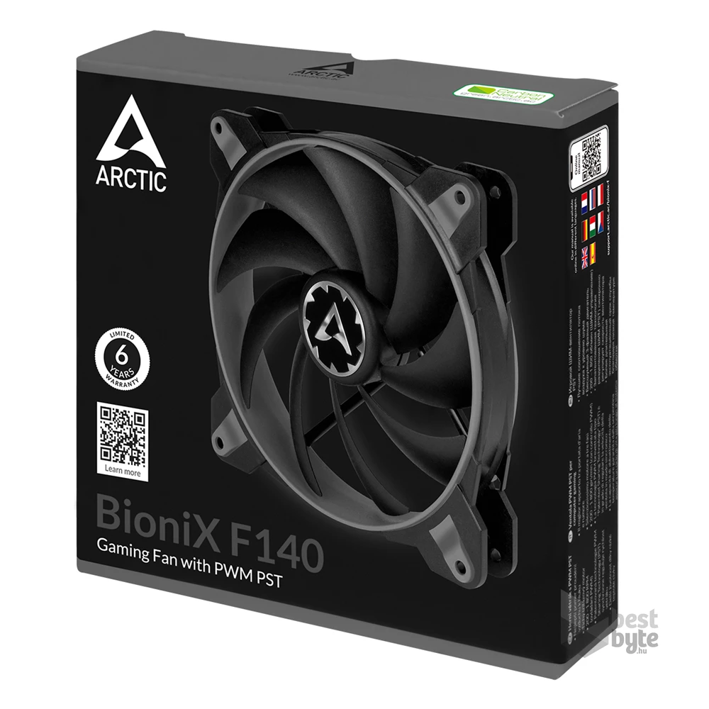 Arctic BioniX F140 140mm szürke ventilátor