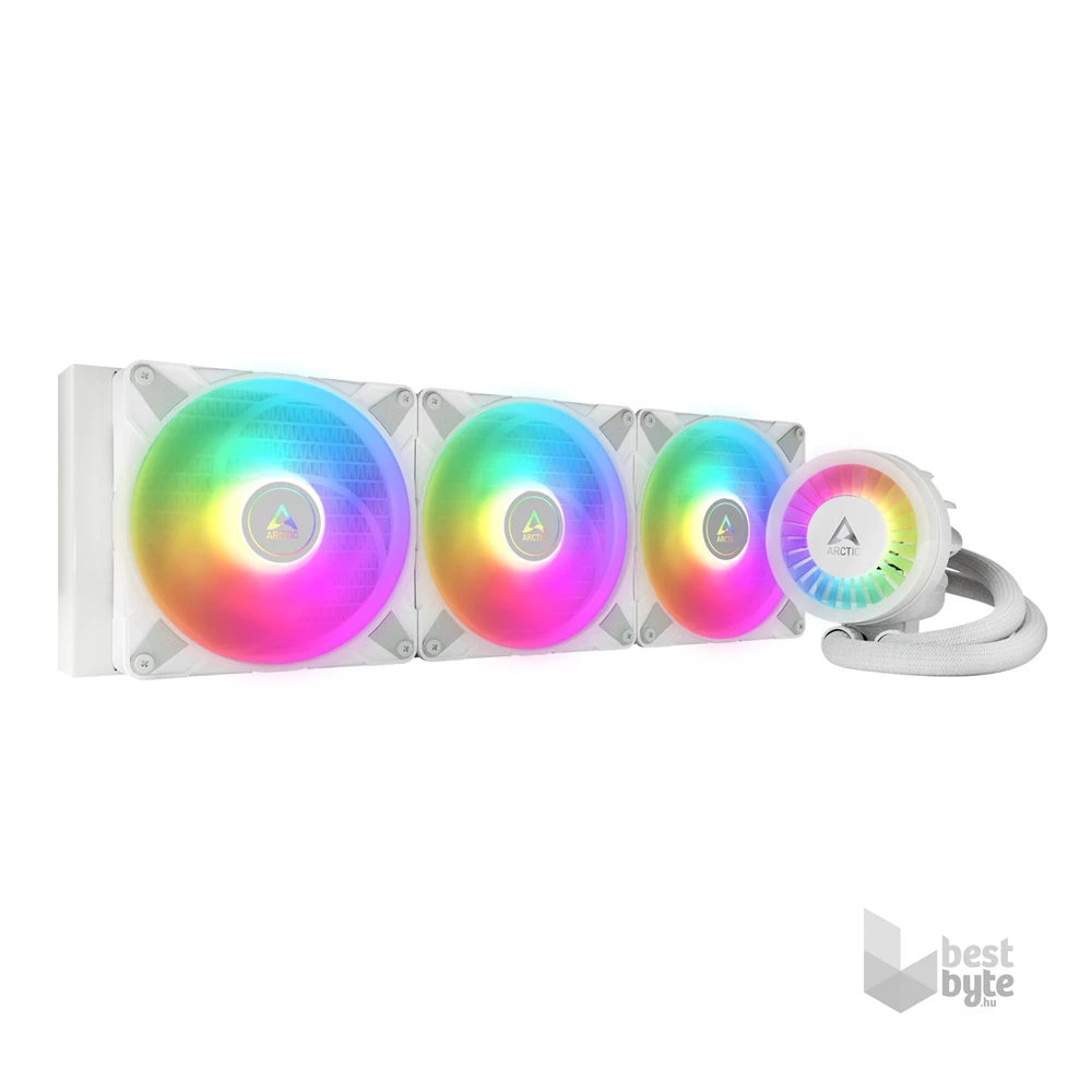 Arctic Liquid Freezer III - 420 A-RGB fehér processzor hűtő