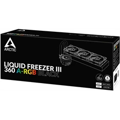 Arctic Liquid Freezer III 360 A-RGB fekete vízhűtéses processzorhűtő