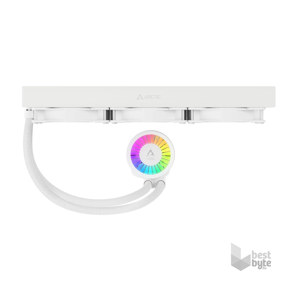 Arctic Liquid Freezer III - 420 A-RGB fehér processzor hűtő