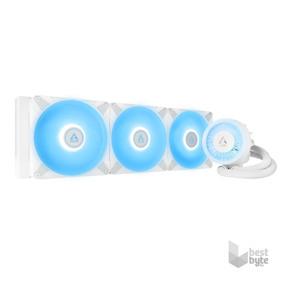Arctic Liquid Freezer III - 420 A-RGB fehér processzor hűtő