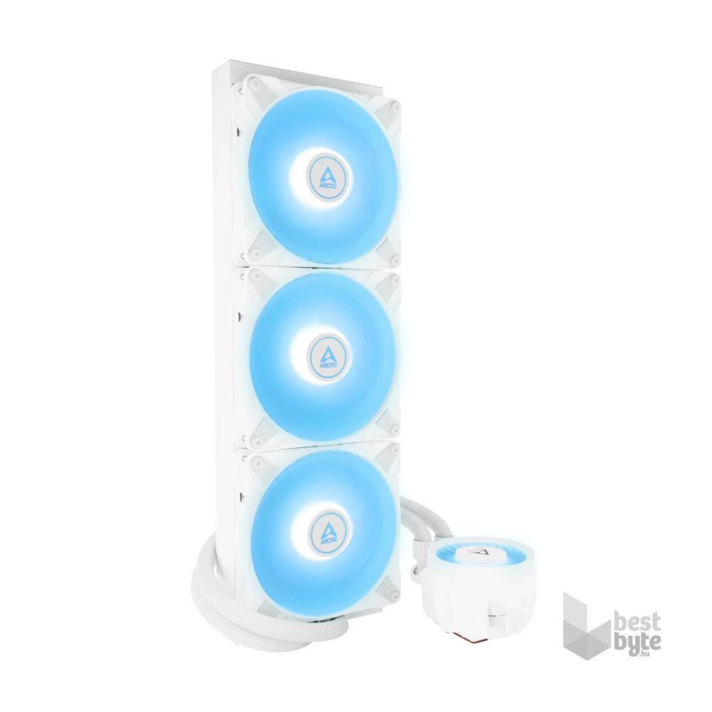Arctic Liquid Freezer III - 420 A-RGB fehér processzor hűtő