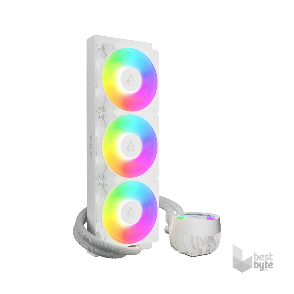 Arctic Liquid Freezer III Pro 360 A-RGB fehér vízhűtéses processzor hűtő