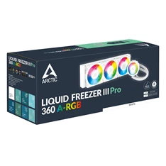 Arctic Liquid Freezer III Pro 360 A-RGB fehér vízhűtéses processzor hűtő