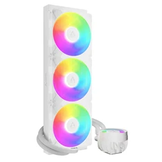 Arctic Liquid Freezer III Pro 420 A-RGB fehér vízhűtéses processzor hűtő