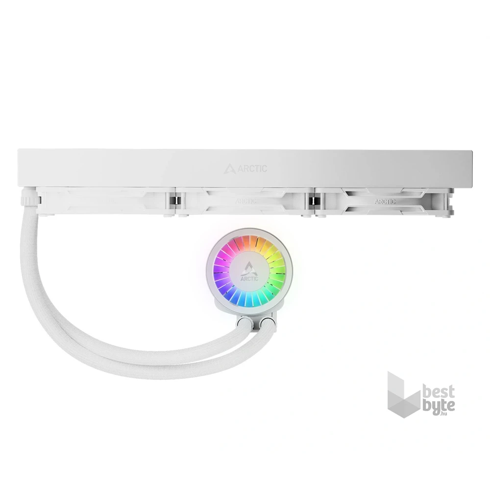 Arctic Liquid Freezer III Pro 420 A-RGB fehér vízhűtéses processzor hűtő