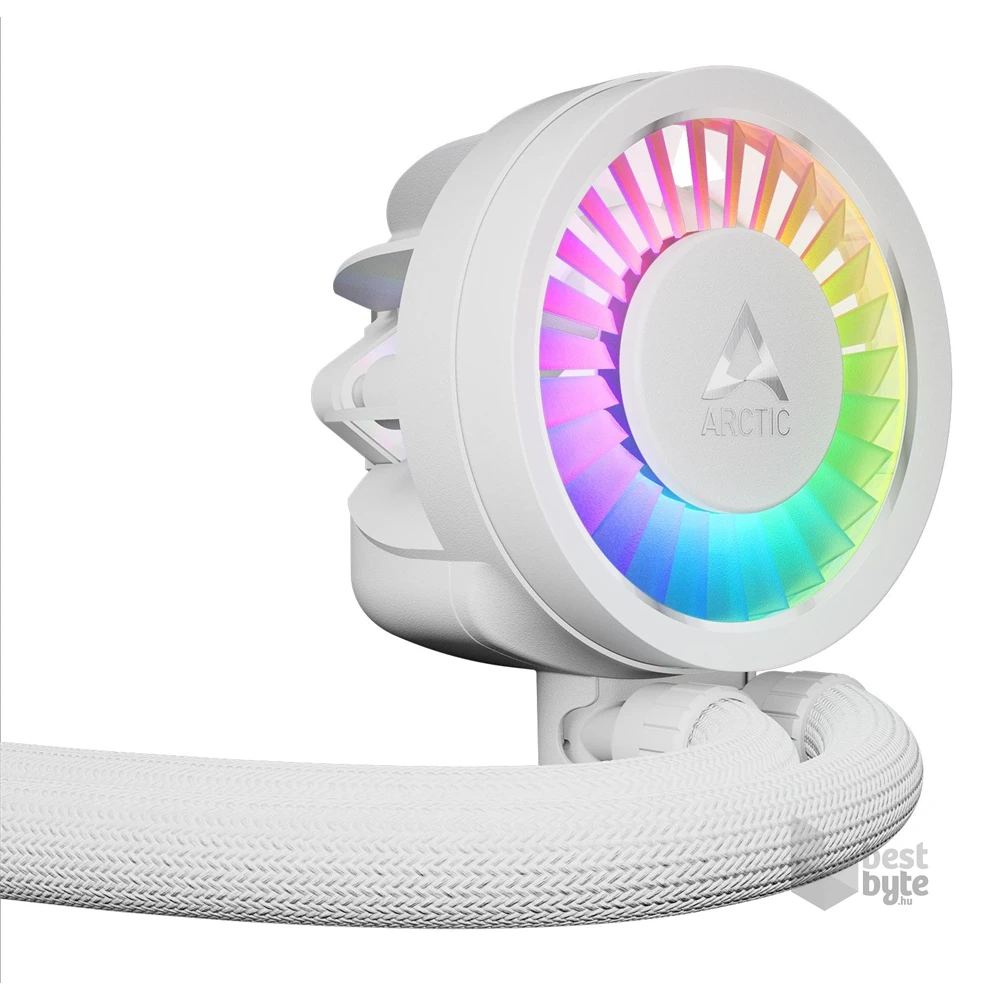 Arctic Liquid Freezer III Pro 420 A-RGB fehér vízhűtéses processzor hűtő
