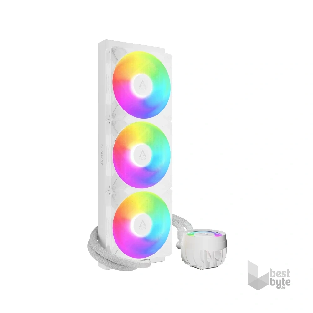 Arctic Liquid Freezer III Pro 420 A-RGB fehér vízhűtéses processzor hűtő