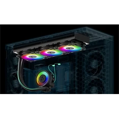 Arctic Liquid Freezer III Pro 420 A-RGB fekete vízhűtéses processzor hűtő