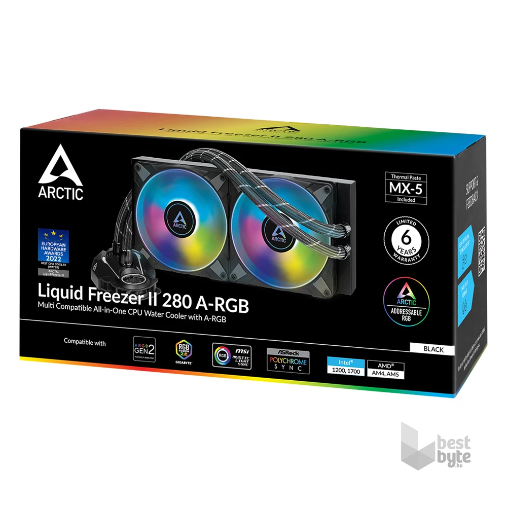 Arctic Liquid Freezer II - 280 A-RGB processzor hűtő