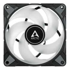 Arctic P12 PWM PST RGB 120mm 3db fekete ventilátor + controller