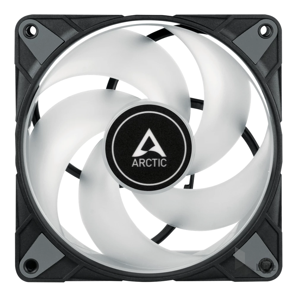 Arctic P12 PWM PST RGB 120mm 3db fekete ventilátor + controller