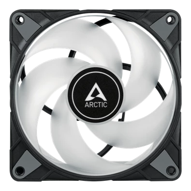 Arctic P12 PWM PST RGB 120mm 3db fekete ventilátor + controller