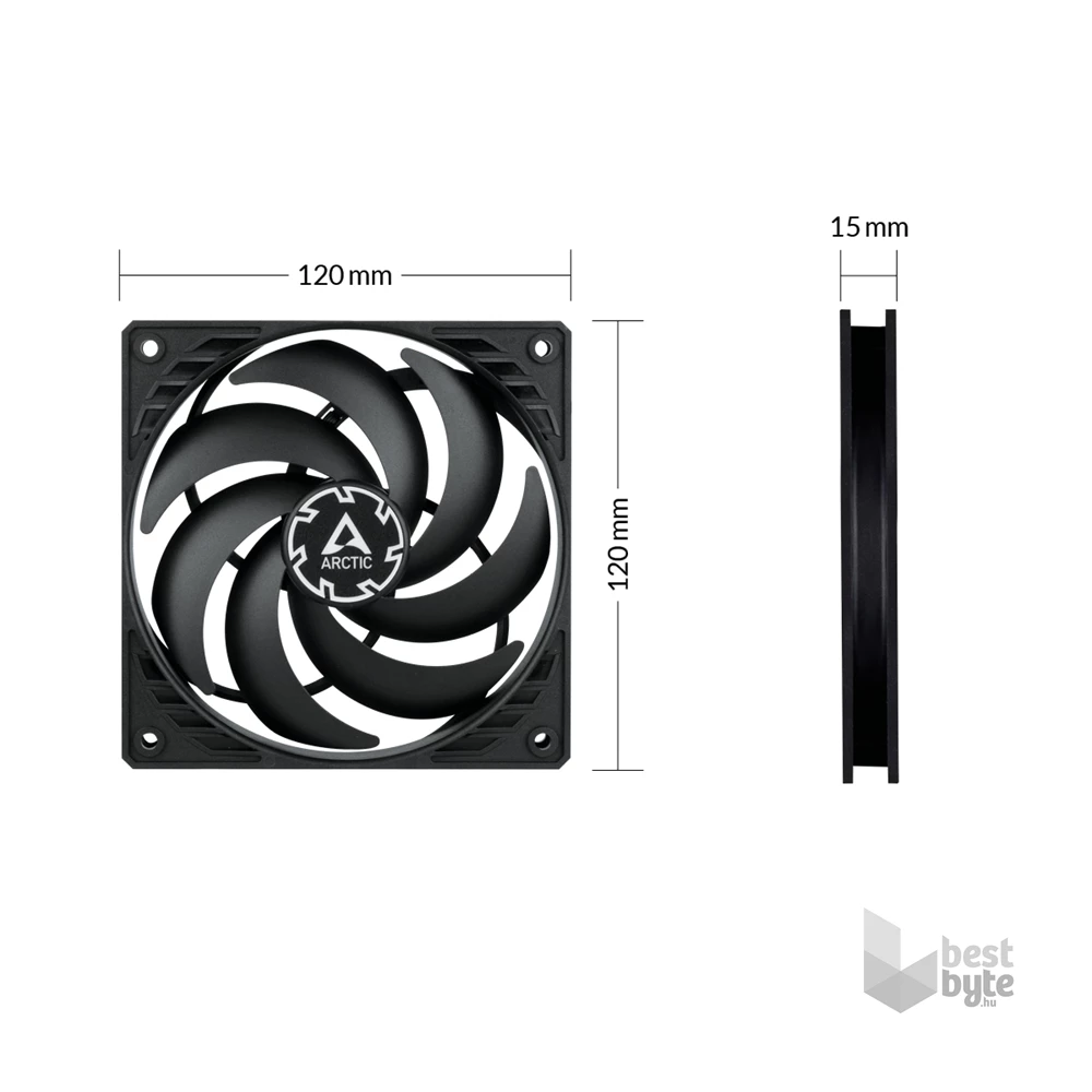 Arctic P12 SLIM PWM PST 120mm ventilátor