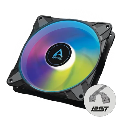 Arctic P14 PWM PST A-RGB 140mm fekete ventilátor