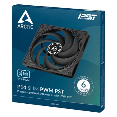 Arctic P14 SLIM PWM PST 140mm ventilátor