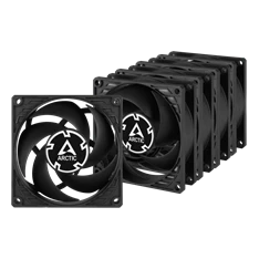 Arctic P8 80mm 5db fekete ventilátor